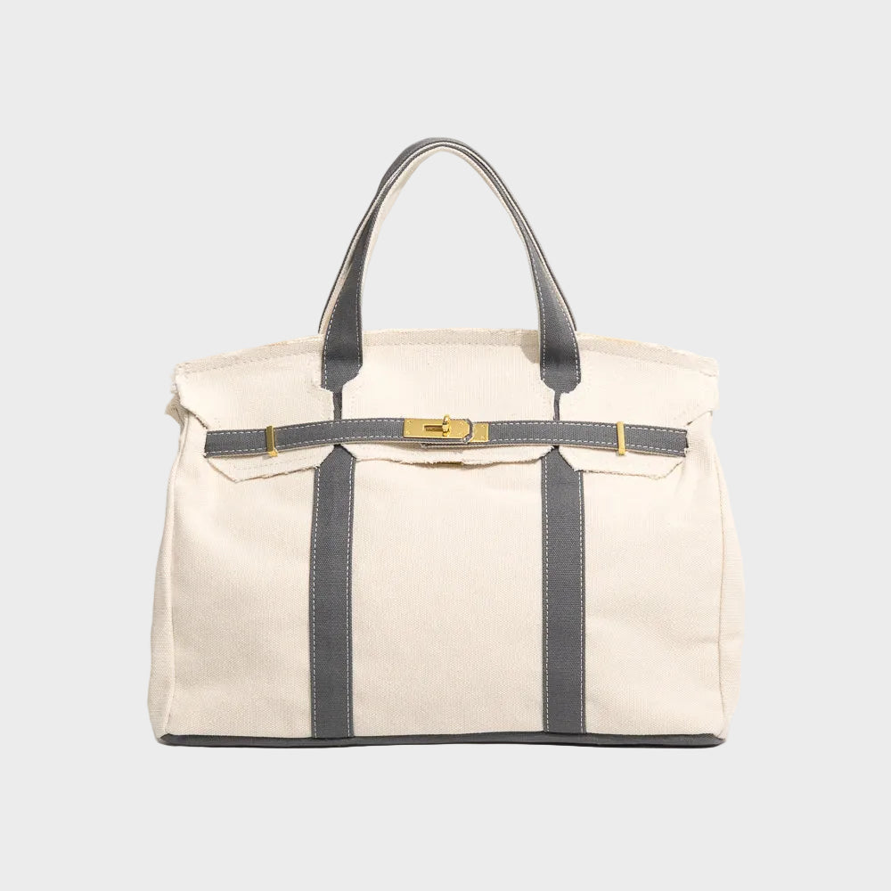 Canvas Tote Bag for Women - Utility Chic Everyday Carryall