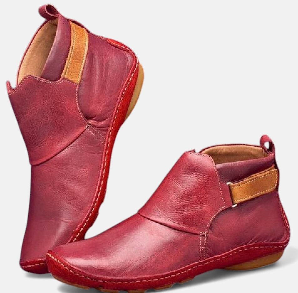 Orthopedic Ankle Boots for Women | Supportive Leather Booties