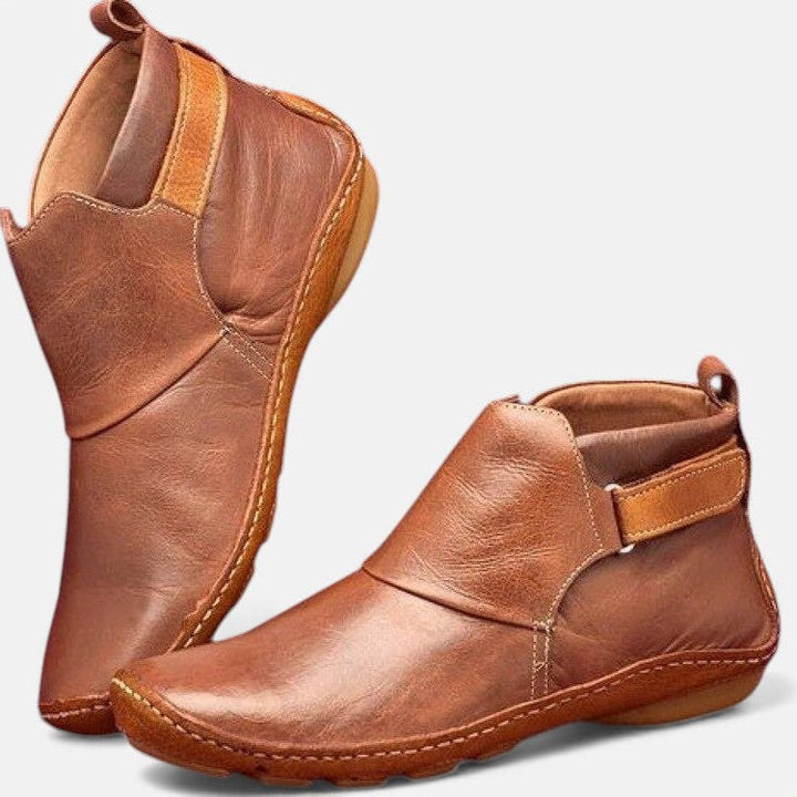 Orthopedic Ankle Boots for Women | Supportive Leather Booties