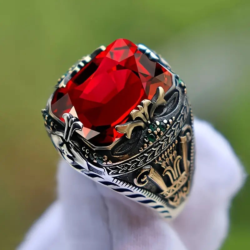 Mixed Metal Stacking Ring | Gold Two-Tone Statement Ring