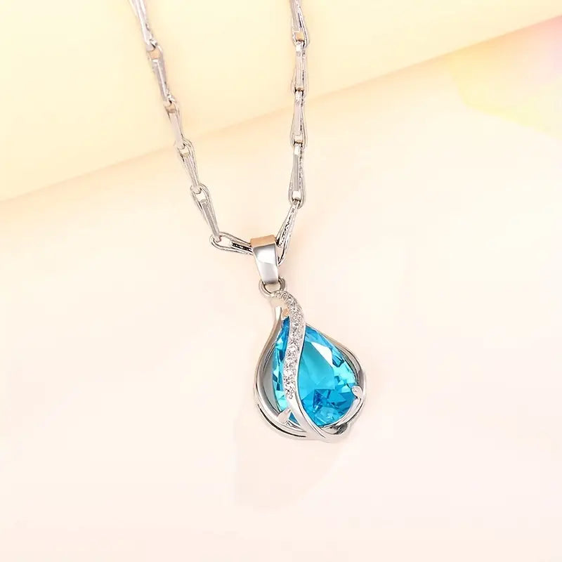 White Gold Necklace | Celestine Vireaux Elegant Pendant