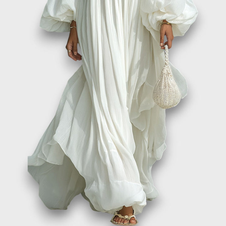 Elegant Maxi Dress for Women - Flowing Floor Length Dress
