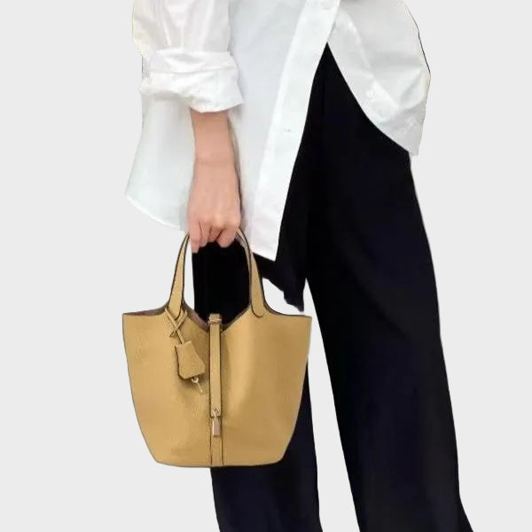 Kate Lock Crossbody Bag - Pebbled Leather Handbag