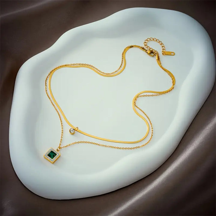 Gold Statement Necklace - Tirena Valeure Chain Necklace