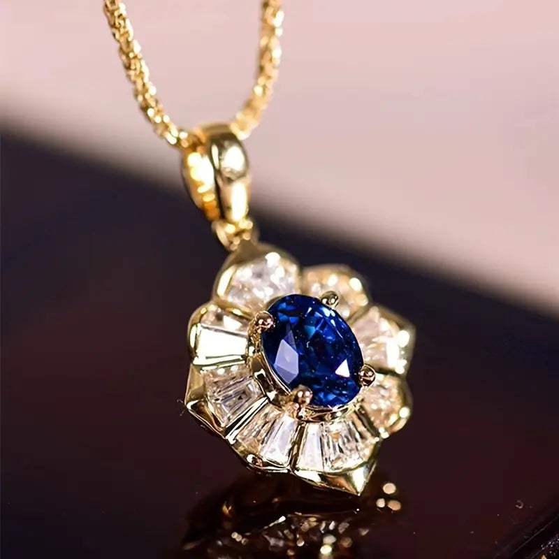 Gold Statement Necklace | Kavella Noctazure Design