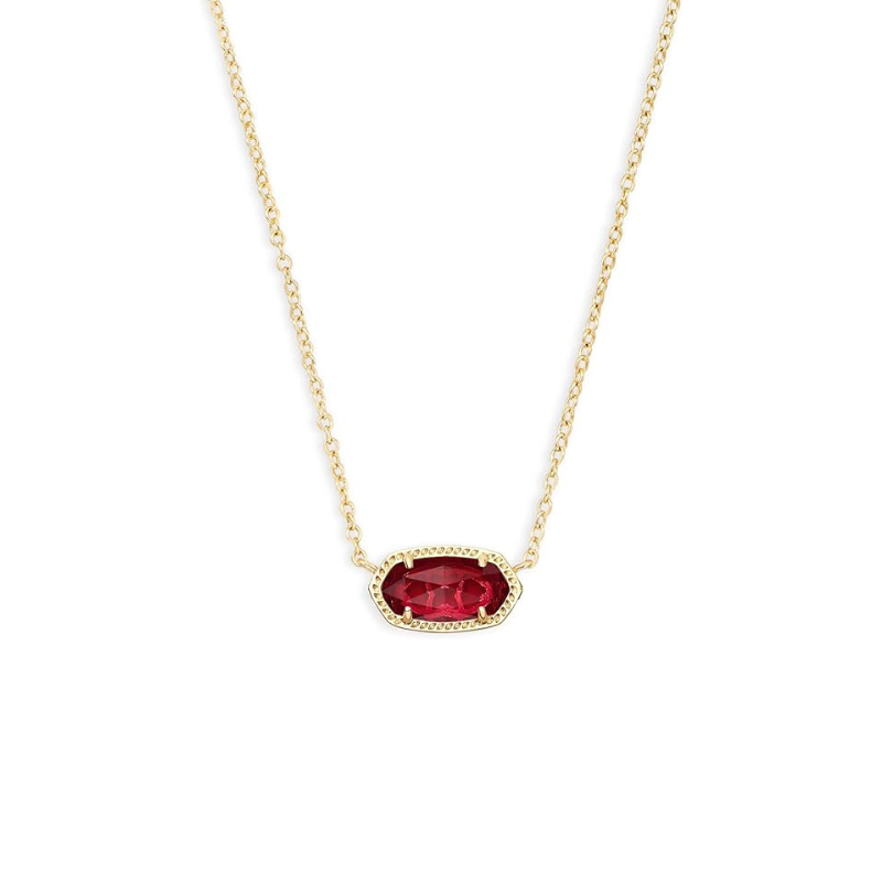 Oval Ruby Pendant Necklace in Gold | Timeless Gemstone Jewelry