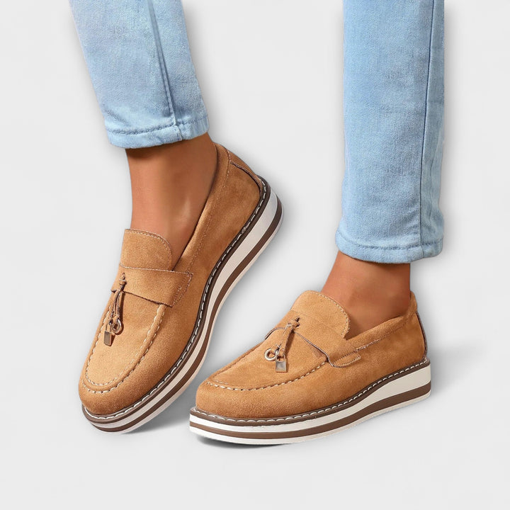 Handmade Leather Loafers for Women | Comfortable Casual Flats