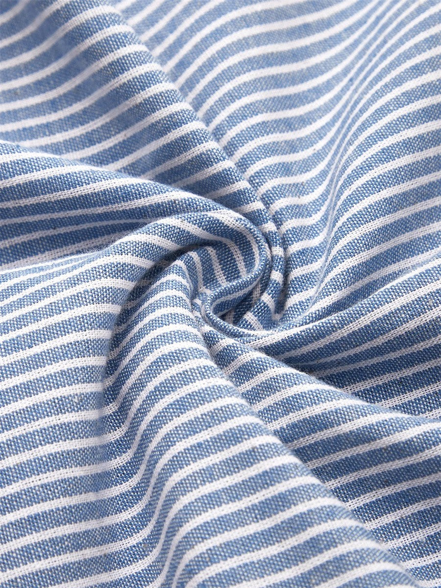 Striped Summer Dress for Women - Flattering Midi Length