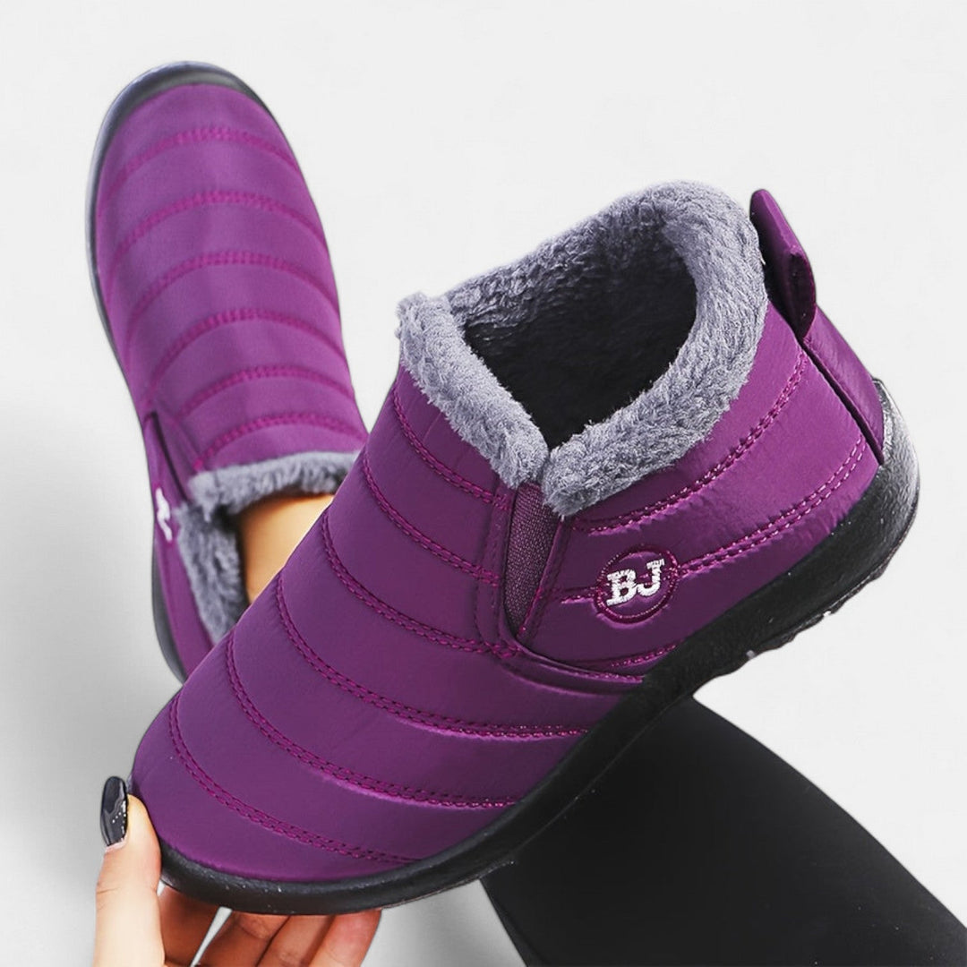 Winter Slip-On Boots for Women | Warm Comfortable Snow Boots