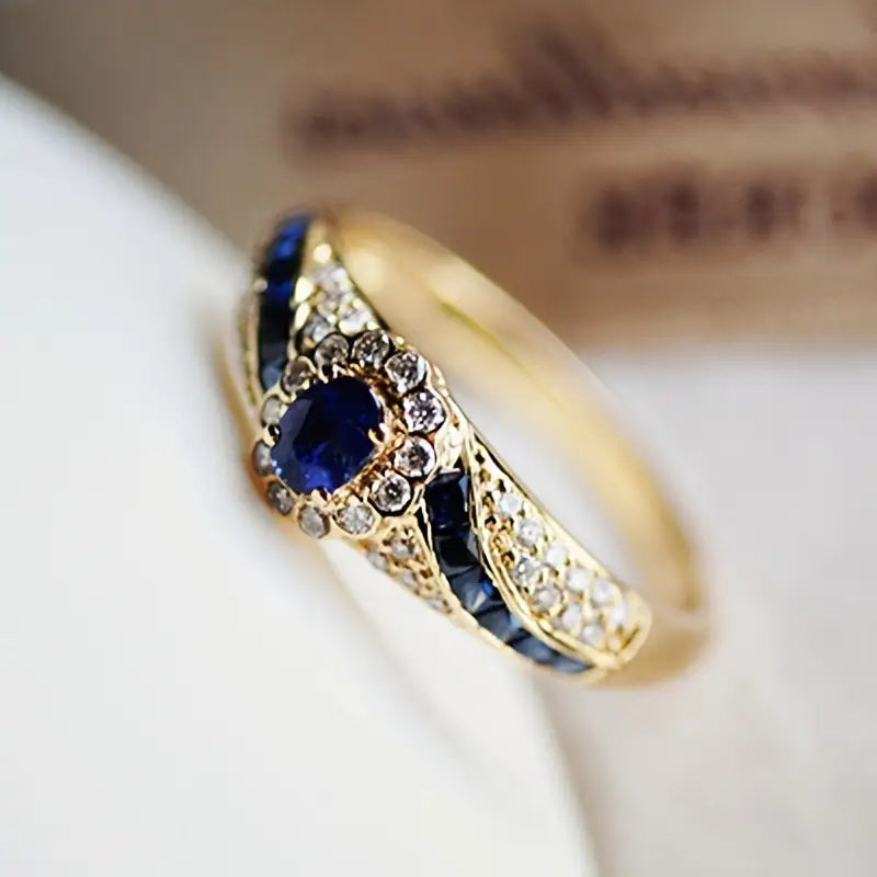 Gold Statement Ring for Women | Sculptural Modern Design