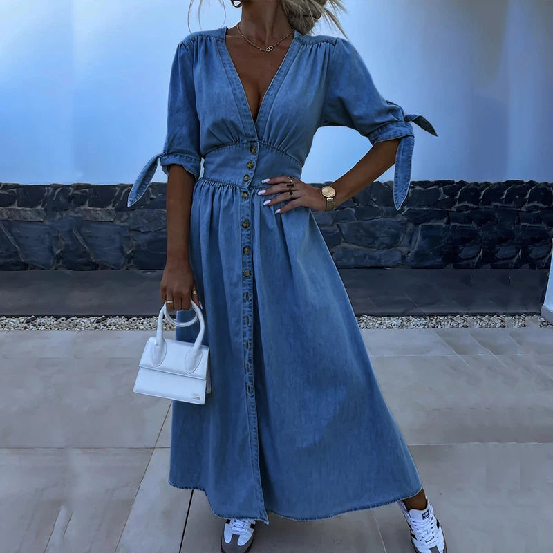 Casual Elegant Dress for Women - Versatile Everyday Style