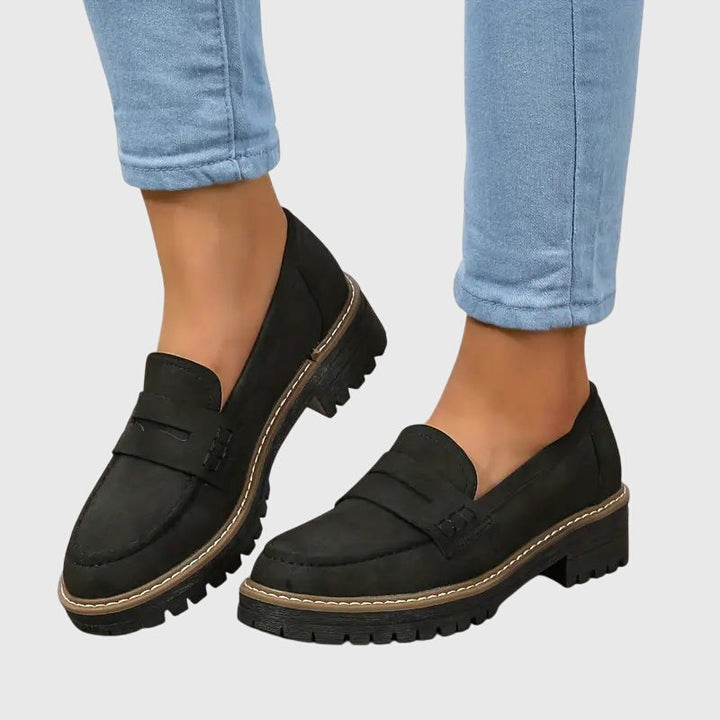 Suede Loafers Women | Classic Comfortable Slip On Shoes
