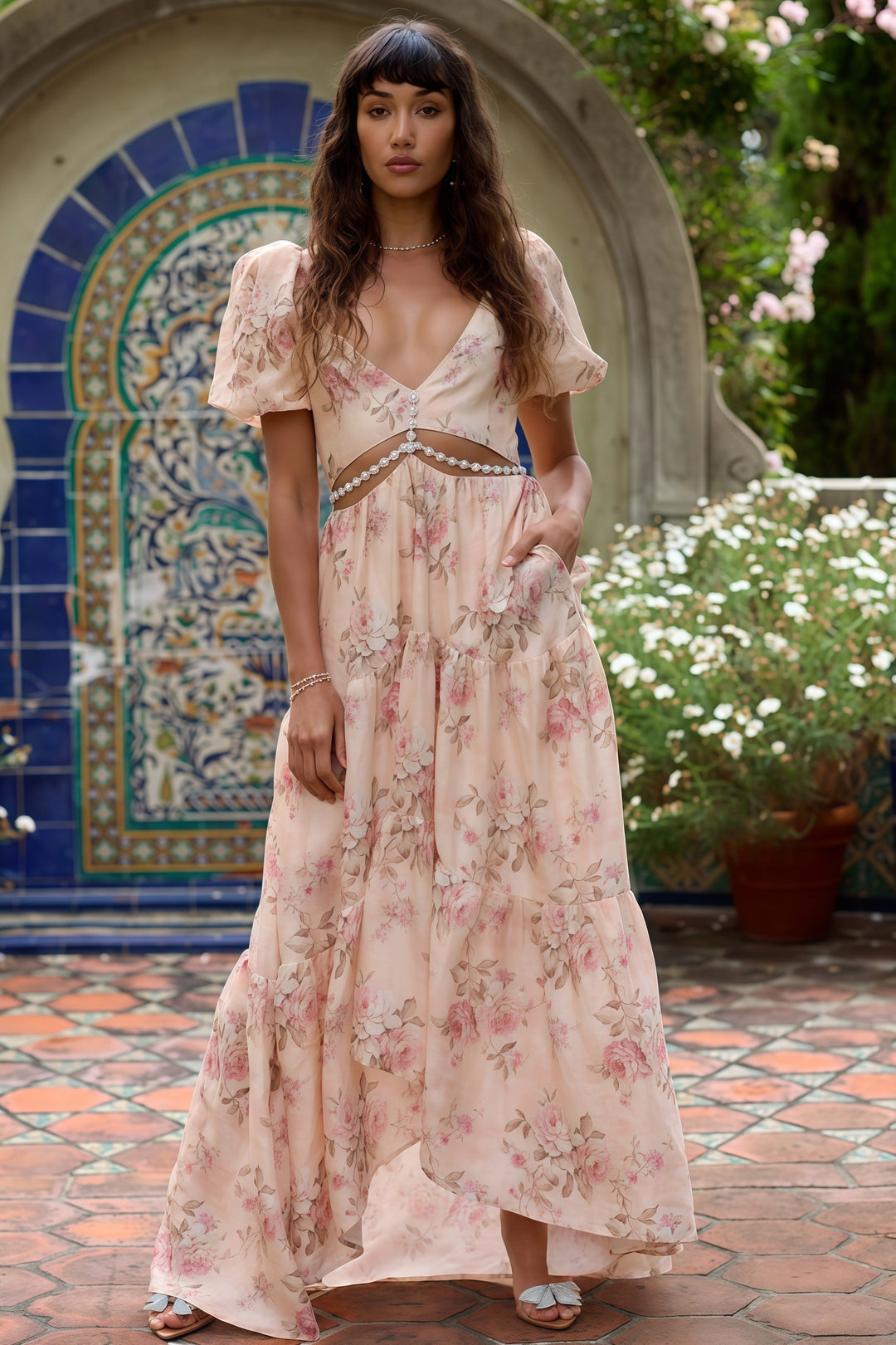 Flowing Maxi Dress for Women - Elegant Long Dress