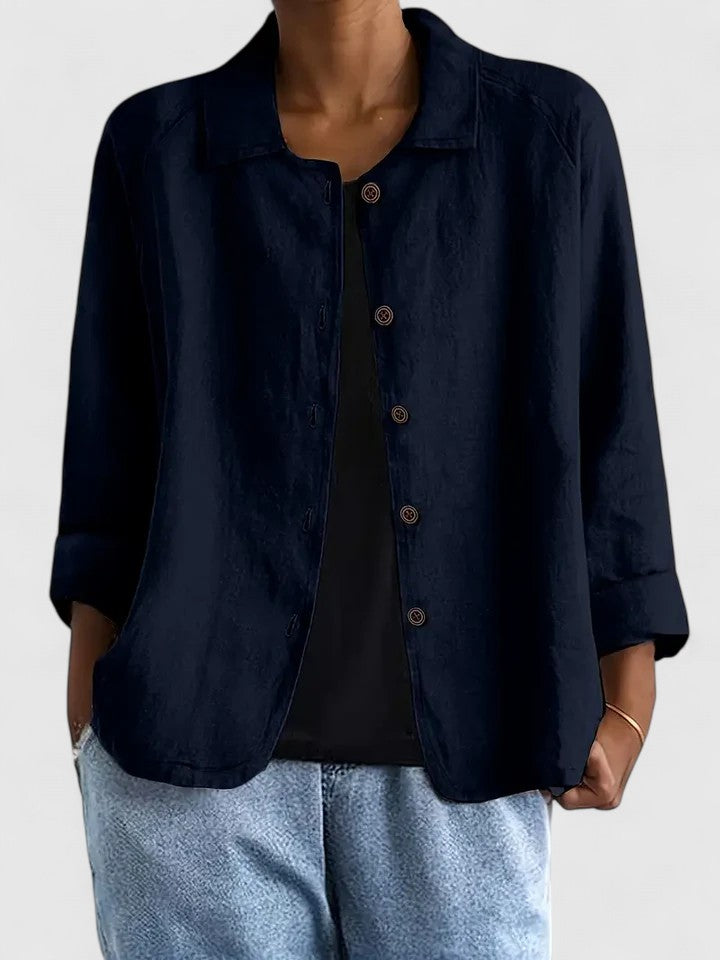 Classic Cotton Lightweight Top for Women - Layering Essential