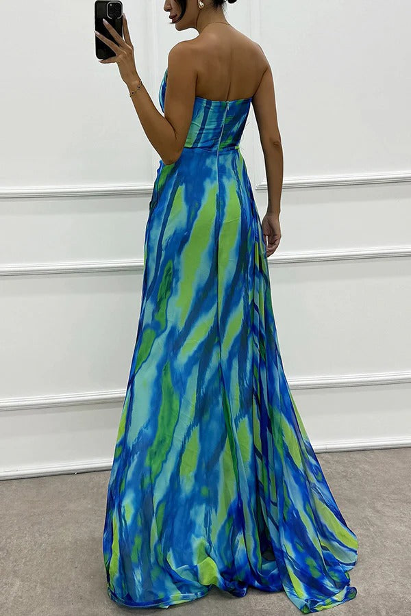 Draped Dress for Women - Vibrant Elegant Everyday Style