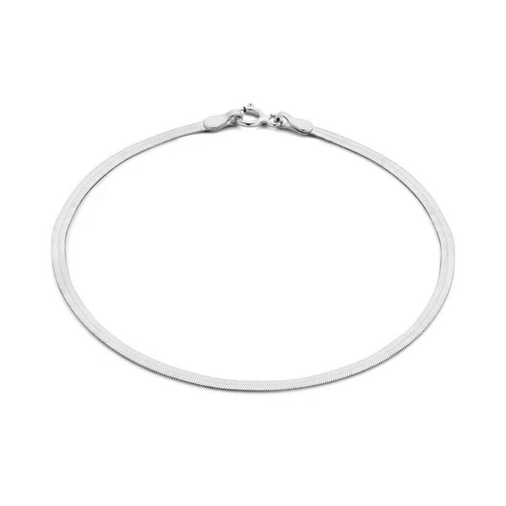 White Gold Serpent Bracelet - Elegant Statement Jewelry