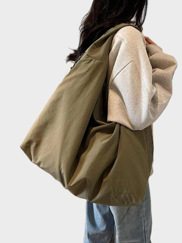 Soft Draped Tote Bag for Women - Spacious Everyday Laptop Bag