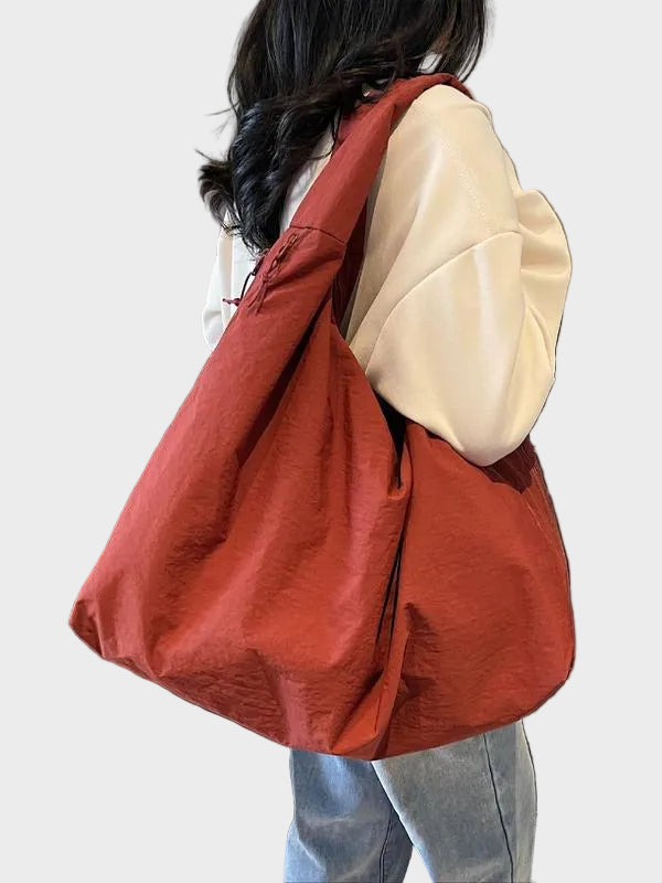 Soft Draped Tote Bag for Women - Spacious Everyday Laptop Bag