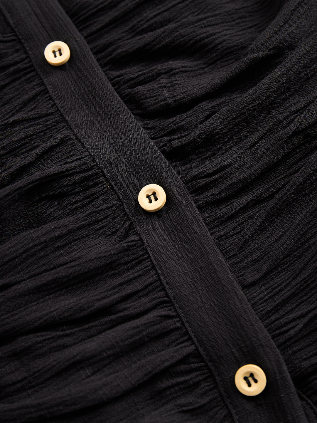 Long Sleeve Maxi Dress with Button Front and Pleated Detail