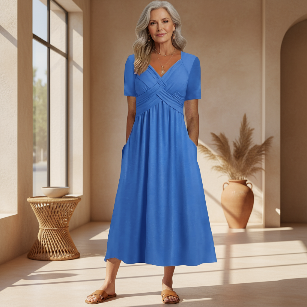Casual Midi Dress for Women | Elegant Everyday Style