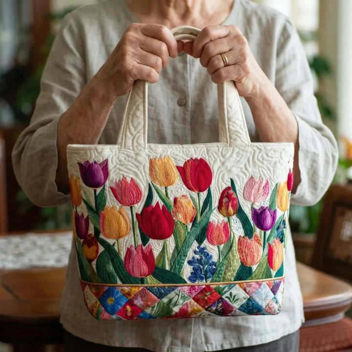 Quilted Crossbody Bag for Women - Handmade Relaxed Fit Everyday Purse