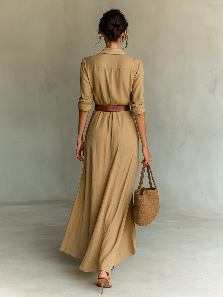 Casual Maxi Dress for Women - Bohemian Flowing Dress