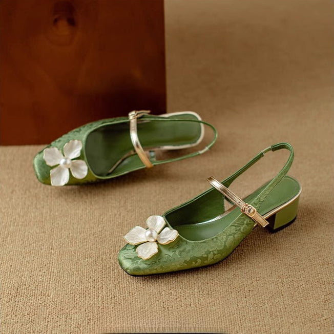 Mary Jane Pumps With Ankle Strap - Classic Comfort Heels