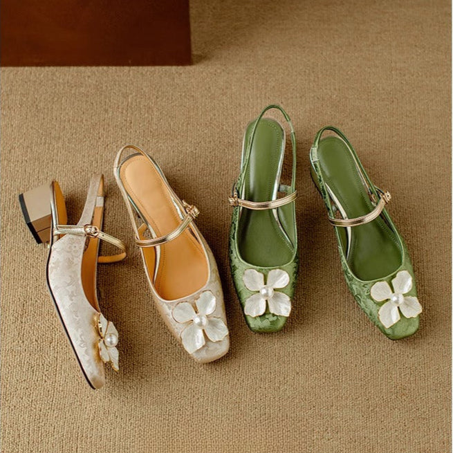 Mary Jane Pumps With Ankle Strap - Classic Comfort Heels