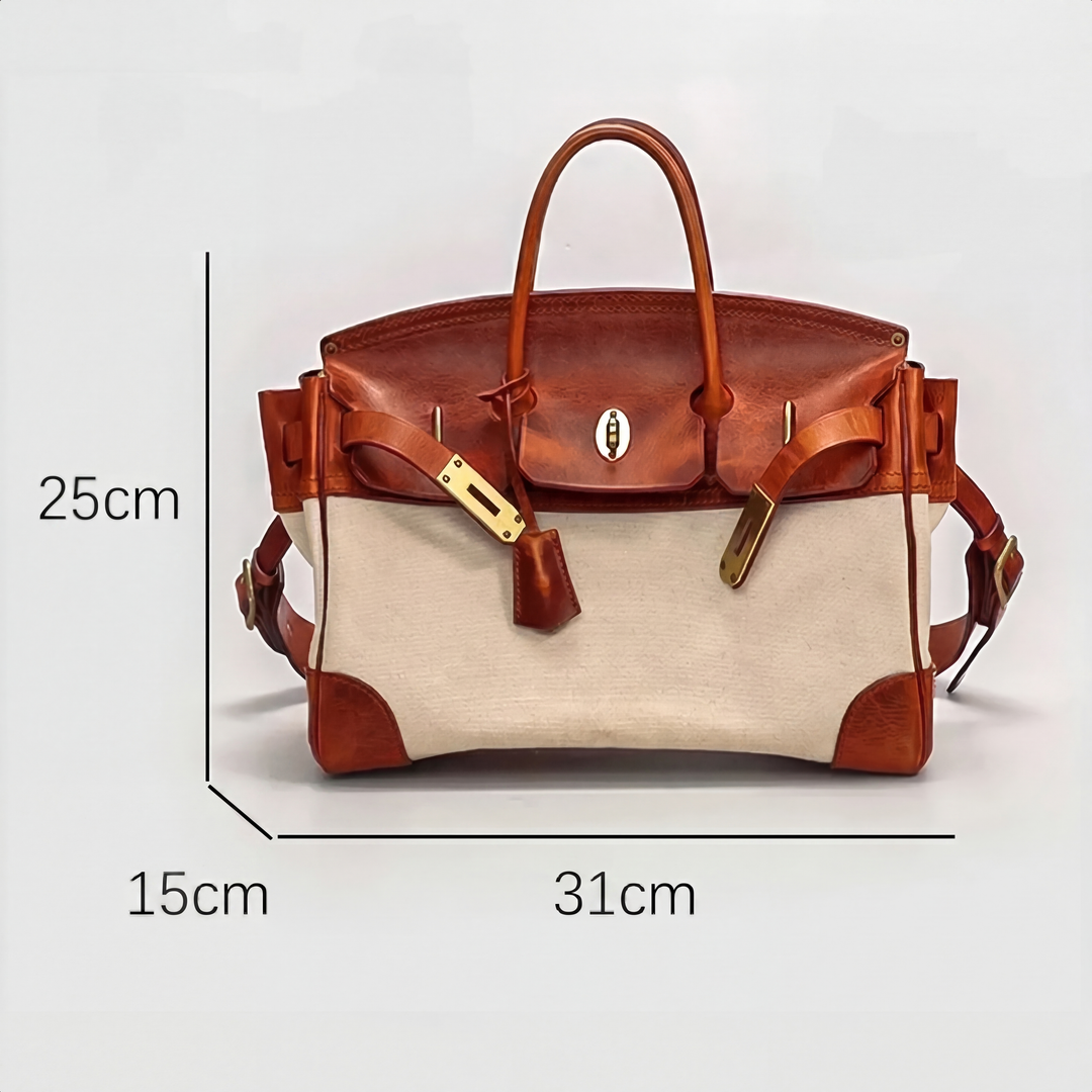 Leather Weekend Bag - Top Grain Leather Travel Duffel