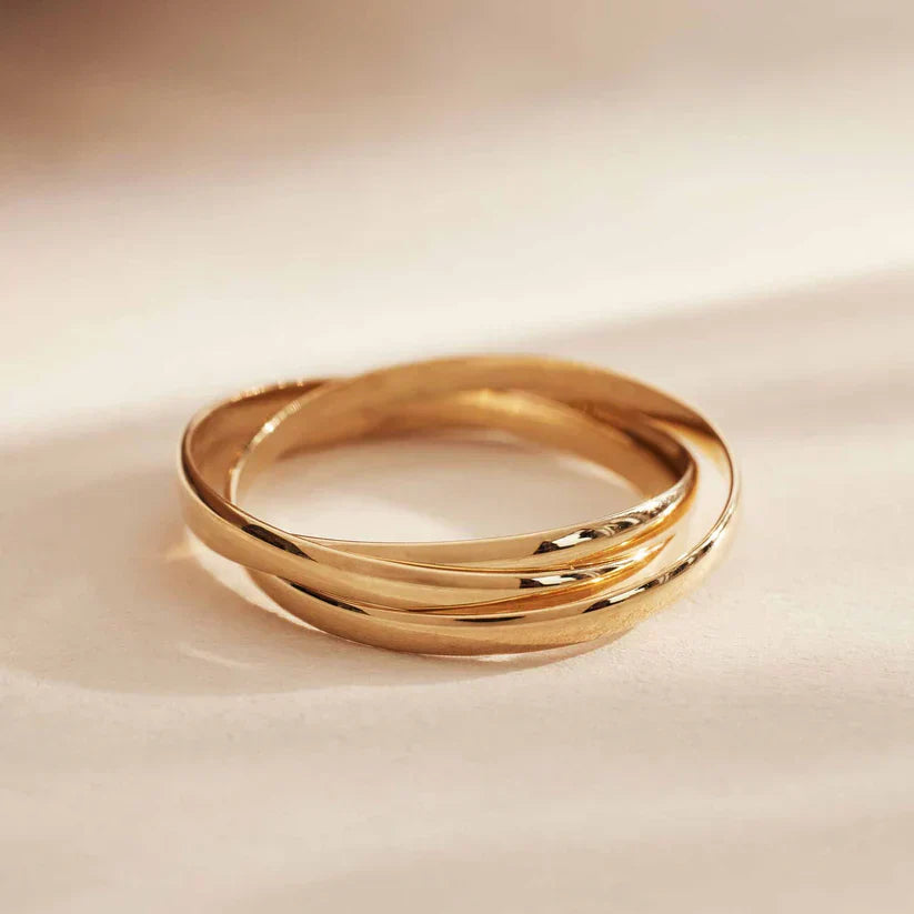 Gold Stacking Ring - Delicate Léna Trielle Band