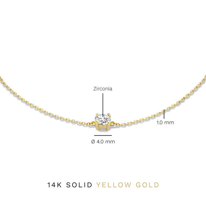 White Gold Stone Bracelet | Elegant Everyday Jewelry for Women