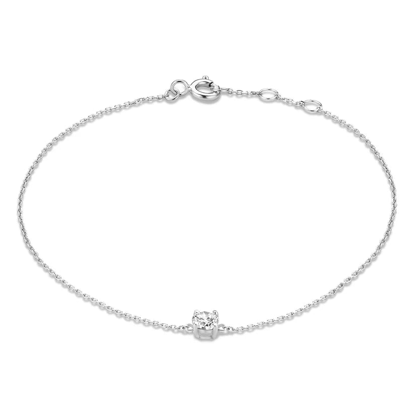 Moissanite Gold Bracelet | Delicate Everyday Jewelry for Women