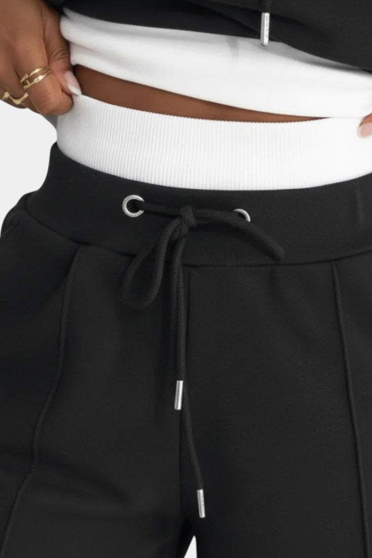 Oversized Hoodie and High Waisted Pants Set - Comfortable Lounge Set