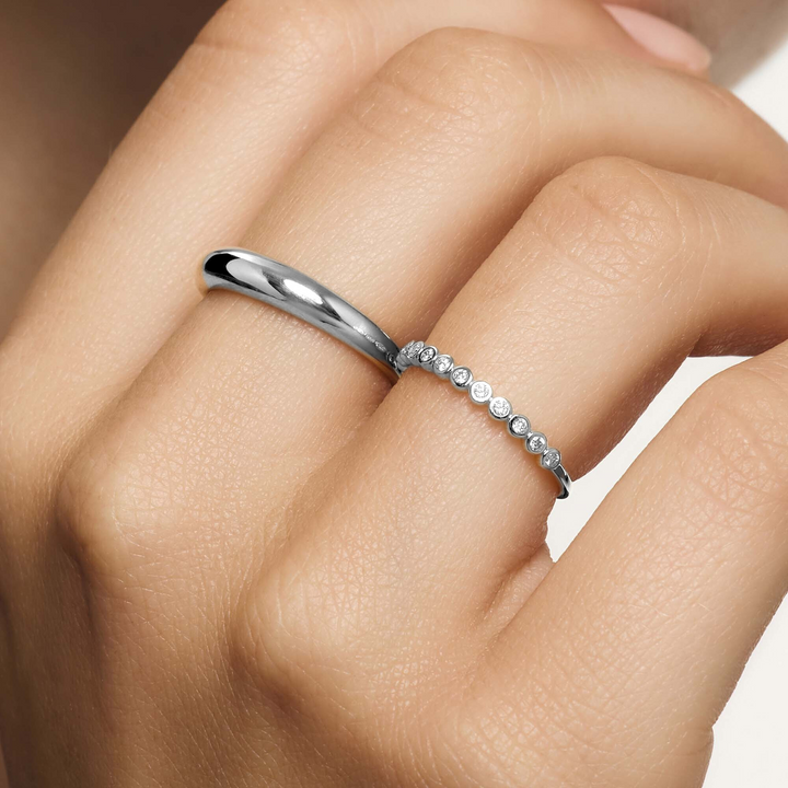 Gold Bubble Ring - Textured Statement Ring for Women