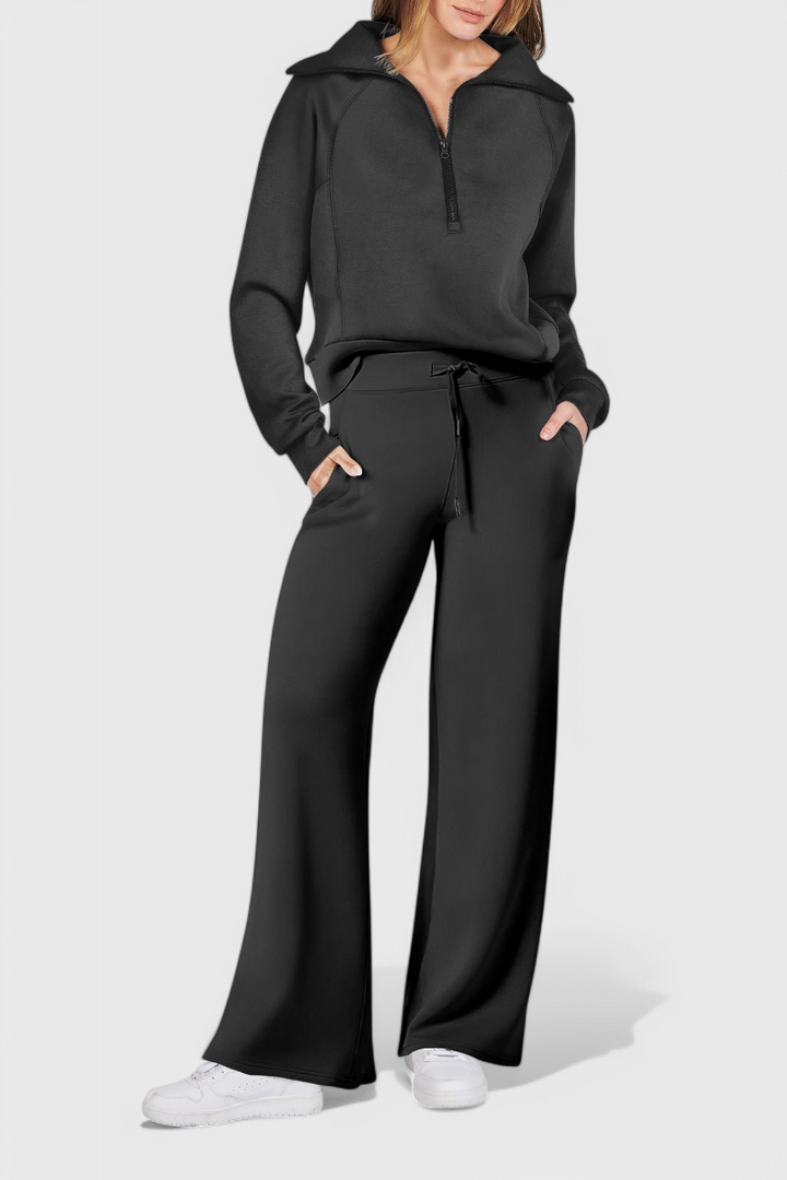 Two Piece Outfit Set Lightweight Casual Lounge Wear for Women