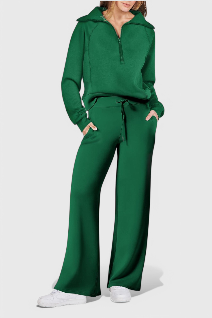 Two Piece Outfit Set Lightweight Casual Lounge Wear for Women
