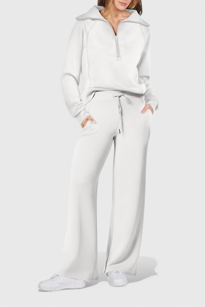 Two Piece Outfit Set Lightweight Casual Lounge Wear for Women