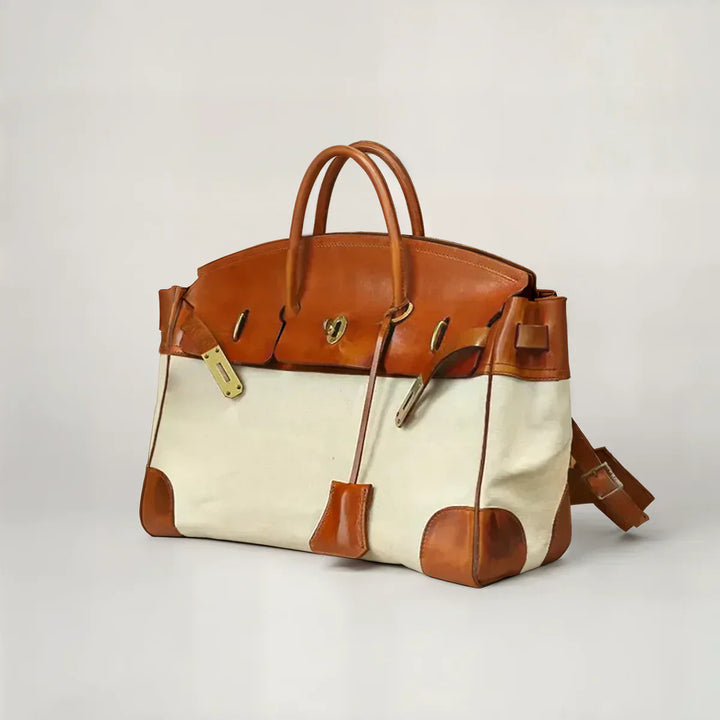 Leather Weekend Bag - Top Grain Leather Travel Duffel