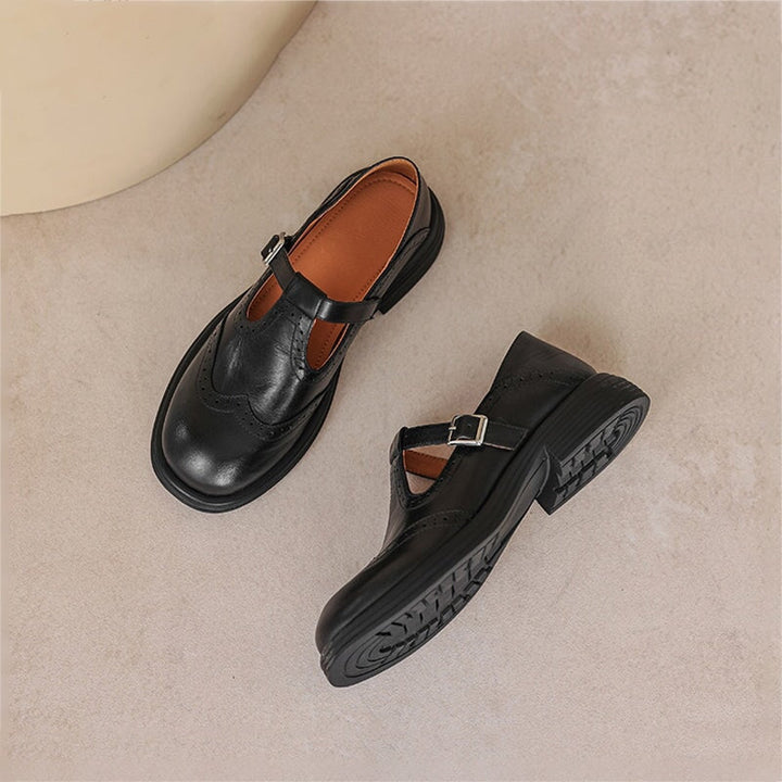Mary Jane Flats for Women - Classic Strap Shoes