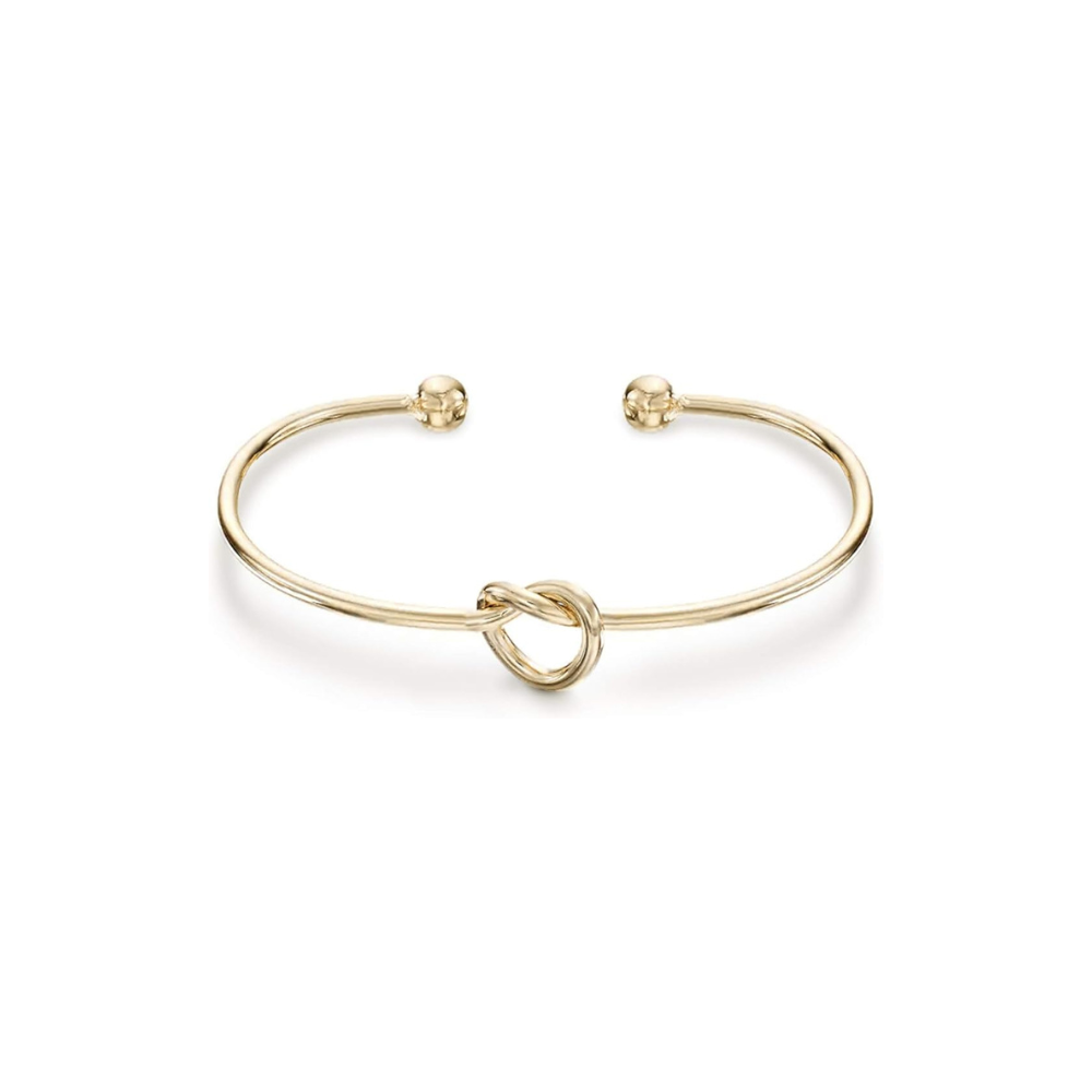 Gold Love Knot Infinity Bracelet for Women - Timeless Elegant Jewelry