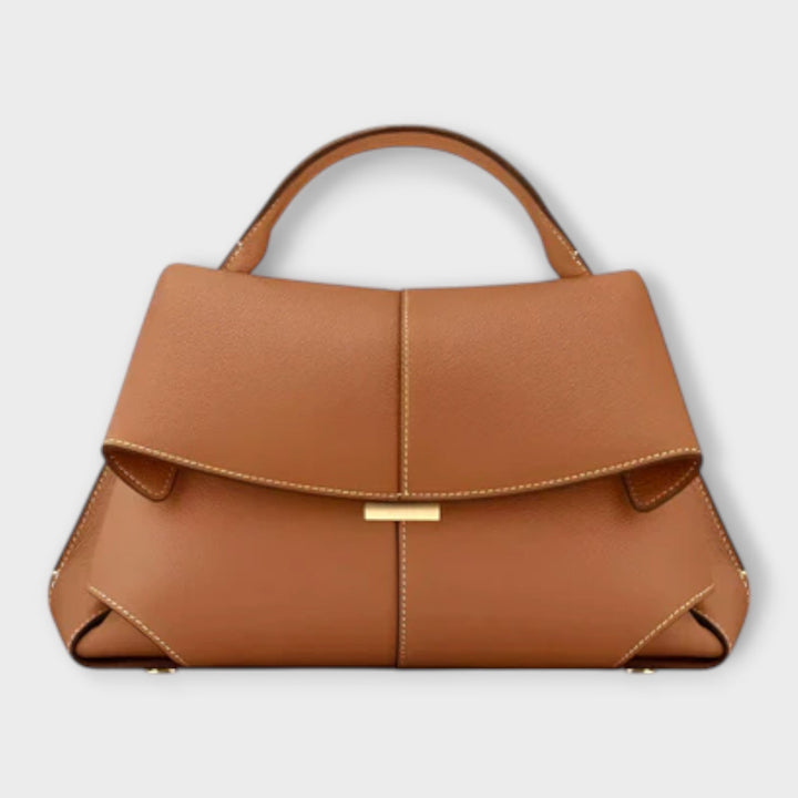 Leather Handbag for Women - French Inspired Calf Leather Tote