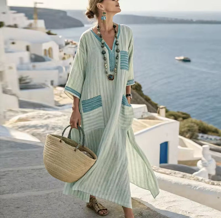 Maxi Dress for Women - Lightweight Summer Dress with Pockets
