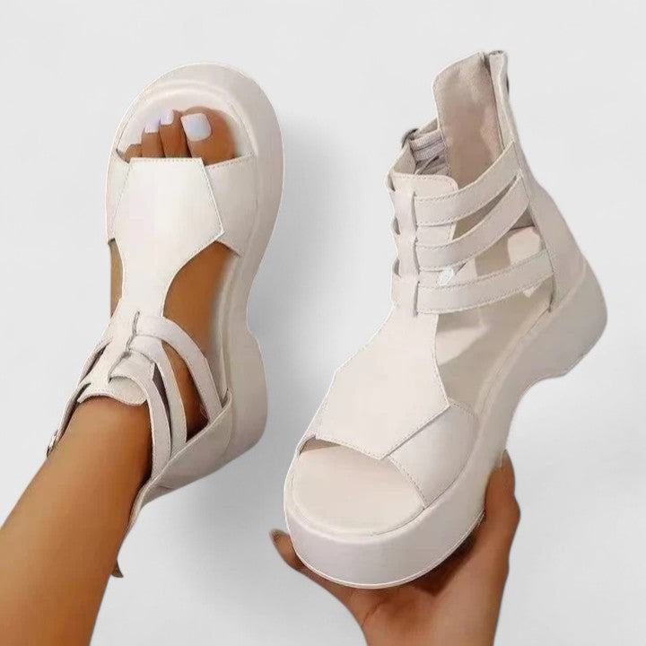 Orthopedic Platform Sandals with Arch Support for Women