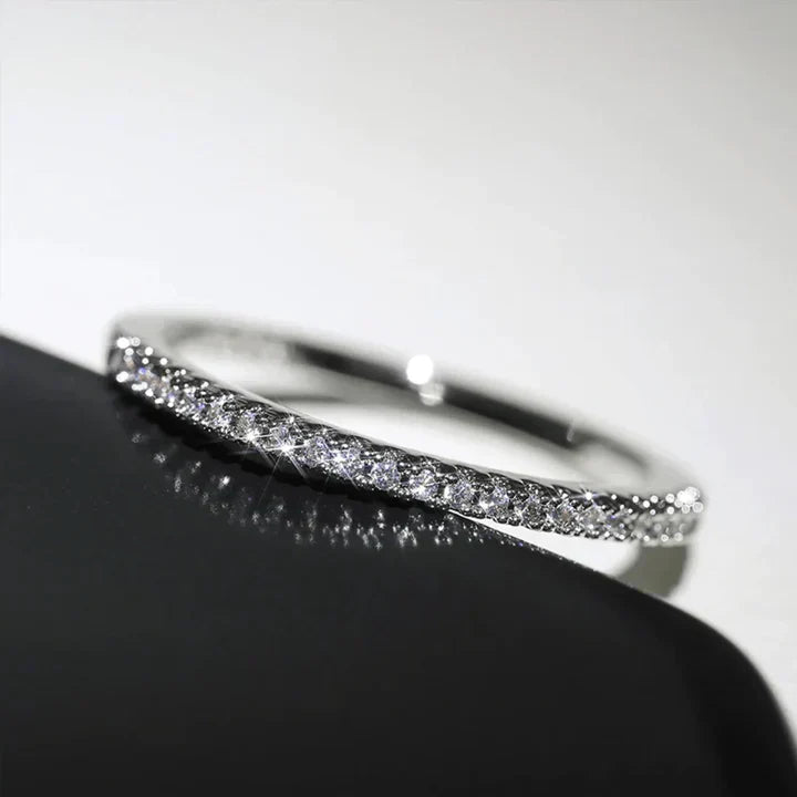 White Gold Statement Ring for Women | Palmina Verdalis Design