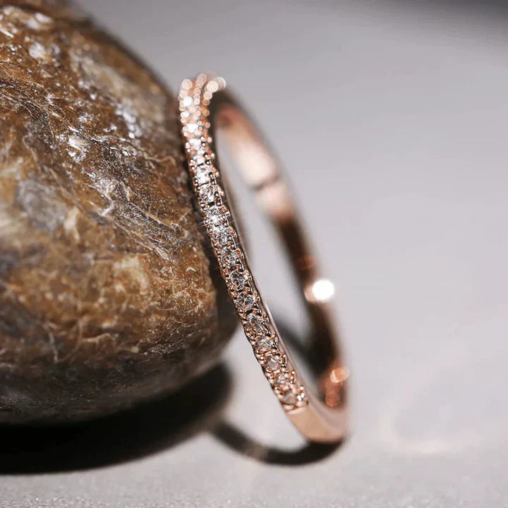 White Gold Statement Ring for Women | Palmina Verdalis Design