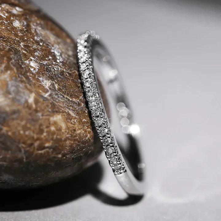 White Gold Statement Ring for Women | Palmina Verdalis Design