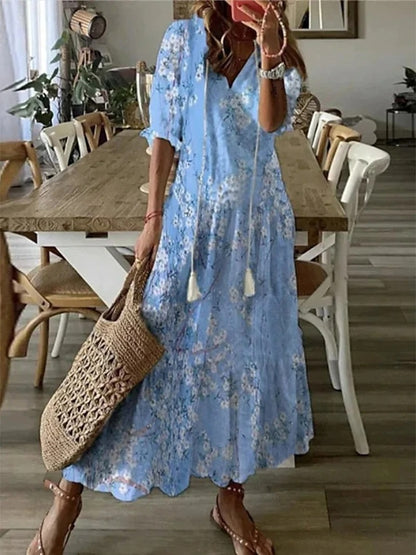 Boho Dress with Tummy Control for Women