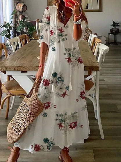 Boho Dress with Tummy Control for Women